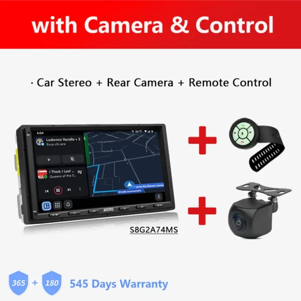 GARNAVI 7 inch Double 2 Din Android Car Stereo 4G LTE WIFI GPS Bluetooth Wireless Android Auto CarPlay Screen Car Radio 2Din S8 MS - Image 15