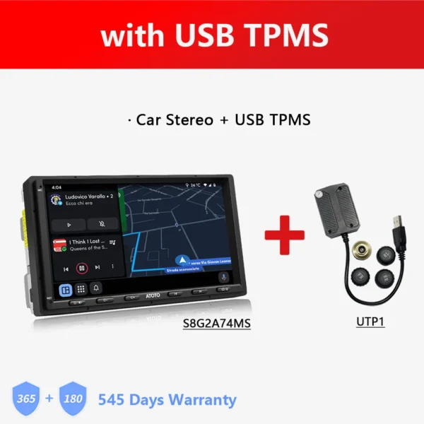 GARNAVI 7 inch Double 2 Din Android Car Stereo 4G LTE WIFI GPS Bluetooth Wireless Android Auto CarPlay Screen Car Radio 2Din S8 MS - Image 9