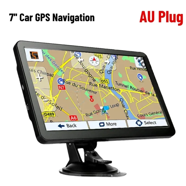 7 Inch HD Car GPS Navigation FM Transmitter Navigation System Touch Screen Portable Navigator Australia North America Europe Map - Image 7