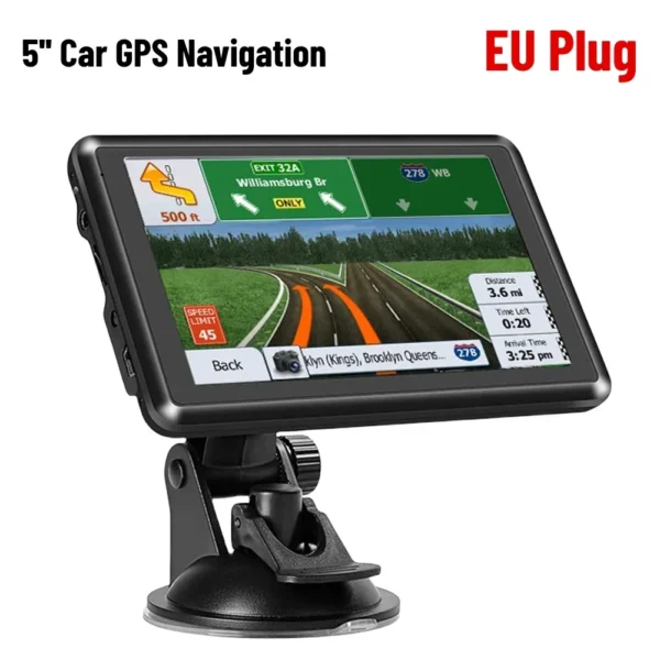 7 Inch HD Car GPS Navigation FM Transmitter Navigation System Touch Screen Portable Navigator Australia North America Europe Map - Image 9