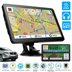 GARNAVI New Europe Car GPS Navigation 7 Inch Touch Screen GPS Navigator Truck Sunshade Sat Nav 256M+8G Map GPS Navigators
