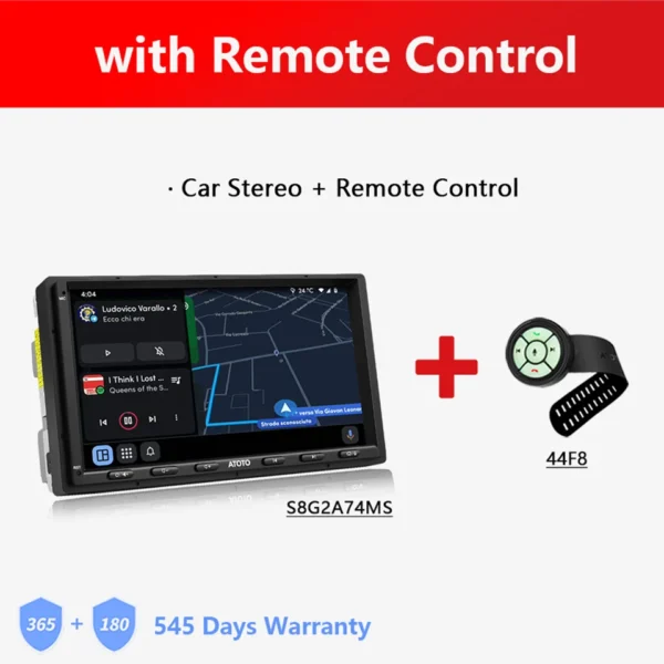 GARNAVI 7 inch Double 2 Din Android Car Stereo 4G LTE WIFI GPS Bluetooth Wireless Android Auto CarPlay Screen Car Radio 2Din S8 MS - Image 10