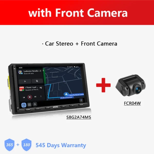 GARNAVI 7 inch Double 2 Din Android Car Stereo 4G LTE WIFI GPS Bluetooth Wireless Android Auto CarPlay Screen Car Radio 2Din S8 MS - Image 7